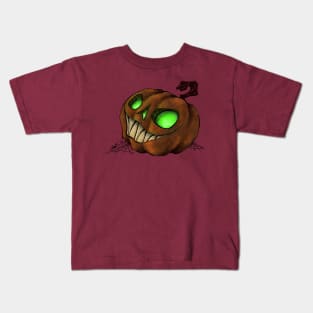 Spooky Halloween Jack-O-Lantern Kids T-Shirt